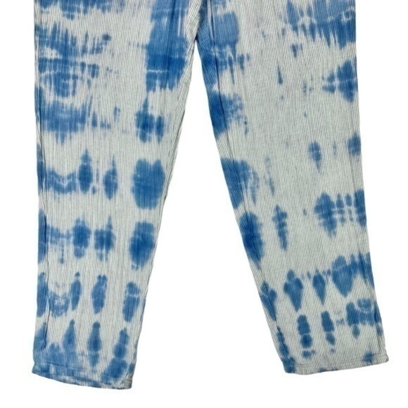 American Eagle Jogger Womens Small Blue Tie Dye Drawstring Relaxed Fit Pants NEW - Picture 4 of 13
